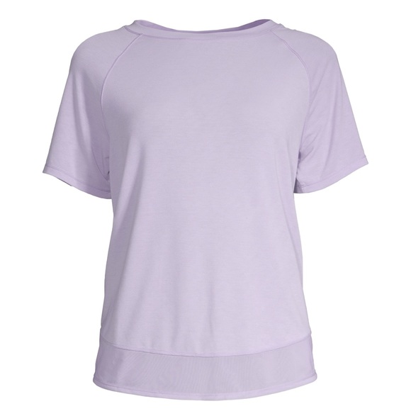 Athleisure Short Sleeve T-Shirt, Lilac - Picture 6 of 8